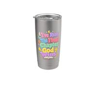 He leído el capítulo final Dios gana la fe cristiana Vaso térmico de acero inoxidable de doble pared