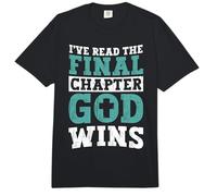 He leído el capítulo Final Dios GANA Religiosos Cristianos Comfort Colors Adult Heavyweight T-Shirt
