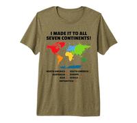 He Llegado a los Siete continentes Camiseta Premium