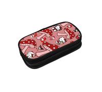 He-llo Ki-tty Durable Pen Pencil Case Big Storage Pen Pouch Bag for School Supplies Office College Teen Girls Adults