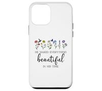 He Makes Everything Beautiful in His Time Here I Am Send Me Carcasa para iPhone 12 Mini