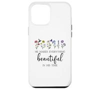 He Makes Everything Beautiful in His Time Here I Am Send Me Carcasa para iPhone 12 Pro MAX