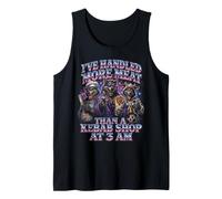 He manejado más Carne Que la Tienda de Kebab 3am Divertido Camiseta sin Mangas