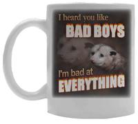 He Oído Que Te Gustan Los Chicos Malos Taza De Cerámica Taza Para Beber Blanco