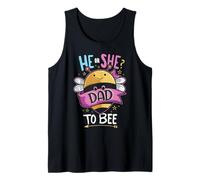 He or She Dad to Bee Gender Reveal Party Camiseta sin Mangas