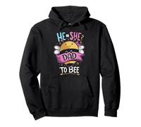 He or She Dad to Bee Gender Reveal Party Sudadera con Capucha