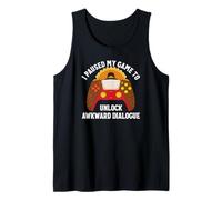 He pausado mi Juego para desbloquear un diálogo incómodo Acción de Gracias Camiseta sin Mangas