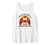 He pausado mi Juego para desbloquear un diálogo incómodo Acción de Gracias Camiseta sin Mangas