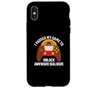 He pausado mi Juego para desbloquear un diálogo incómodo Acción de Gracias Carcasa para iPhone X/XS