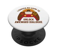 He pausado mi Juego para desbloquear un diálogo incómodo Acción de Gracias PopSockets PopGrip Adhesivo