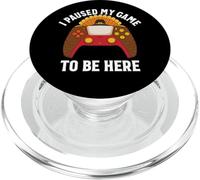 He pausado mi Juego para Estar aquí Jugador Acción de Gracias PopSockets PopGrip para MagSafe