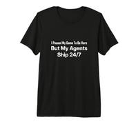 He pausado mi Juego, Pero mis Agentes se envían 24/7 - Humor tecnológico Camiseta Premium