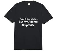 He pausado mi Juego, Pero mis Agentes se envían 24/7 - Humor tecnológico Comfort Colors Adult Heavyweight T-Shirt
