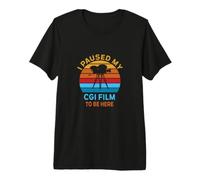 He pausado mi película de CGI para Estar aquí Director de Cine Amante Camiseta Premium