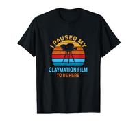 He pausado mi película de Claymation para Estar aquí Director de Cine Amante Camiseta gráfica económica