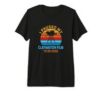 He pausado mi película de Claymation para Estar aquí Director de Cine Amante Camiseta Premium
