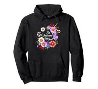 He Restores My Soul Verso de la Biblia Christian Floral Women Sudadera con Capucha