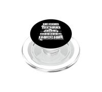 He Said Techno or me Sometimes i Miss Him Gracioso PopSockets PopGrip para MagSafe