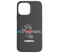 He Sees Loves Hears Us Psalm 116:1-2 Color Splashes Carcasa para iPhone 13 Pro MAX