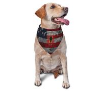 He Servido, Me He Sacrificado, No Me Arrepiento De Nada, Soy Un Veterano De EE. UU. Bandanas Triangulares para Perro Personalizada Triángulo Baberos Bufandas Duradero Bufanda De Mascota