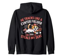HE Tracks Like A Center Fielder Then Steals MY Seat Sudadera con Capucha