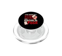 He Visto mi Mano, deberías Doblar Texas Holdem Poker PopSockets PopGrip para MagSafe