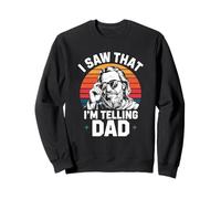 He Visto Que se lo Digo a papá: Retro Funny Dad Sudadera