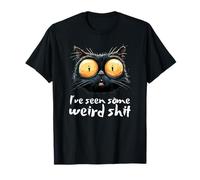 He Visto un Gato de Mierda extraño Gracioso Meme Humor Camiseta