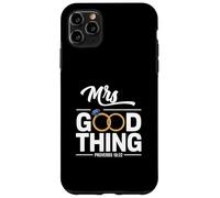 He Who Finds A Wife Christian Bible Verse Religious Sayings Carcasa para iPhone 11 Pro Max
