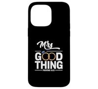 He Who Finds A Wife Christian Bible Verse Religious Sayings Carcasa para iPhone 14 Pro Max