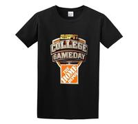 HE YE SHAN ZHA TIAO Boyfriends Artist Blank Espn College Football Logo O-Neck 100% Cotton Short Sleeve Unisex T-Shirt S
