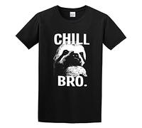 HE YE SHAN ZHA TIAO Chill Bro Orchilling Sloth Themed Novelty O-Neck 100% Cotton Short Sleeve Unisex T-Shirt XXL