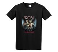 HE YE SHAN ZHA TIAO Exodus Let There Be Blood Heavy Metal Thrash Metal Funk Unisex 100% Cotton Short-Sleeve T-Shirts Black XXL