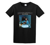 HE YE SHAN ZHA TIAO Gordon Lightfoot Cold On The Shoulder Unisex 100% Cotton Short-Sleeve T-Shirts Black M