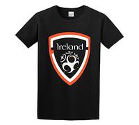 HE YE SHAN ZHA TIAO Ireland Soccer O-Neck 100% Cotton Short Sleeve Unisex T-Shirt XXL