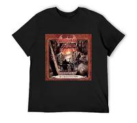 HE YE SHAN ZHA TIAO Magnum On A Storytellers Night Unisex 100% Cotton Short-Sleeve T-Shirts Black S