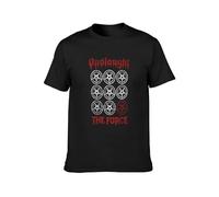 HE YE SHAN ZHA TIAO Onslaught The Force Unisex 100% Cotton Short-Sleeve T-Shirts Black M