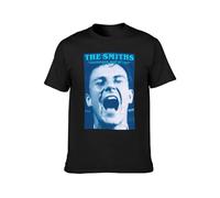 HE YE SHAN ZHA TIAO The Smiths Strangeways Here We Come 1987 Harvey Keitel Unisex 100% Cotton Short-Sleeve T-Shirts Black XL