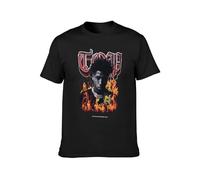 HE YE SHAN ZHA TIAO Youngboy Never Broke Again Bootleg Unisex 100% Cotton Short-Sleeve T-Shirts Black XL