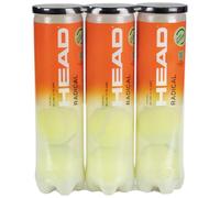 Head Radical Pelotas de tenis, Caja de 4 pelotas, Paquete de 3, Amazon Exclusive