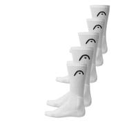 HEAD All Sports Crew Sock (paquete de 5), blanco, 18-20