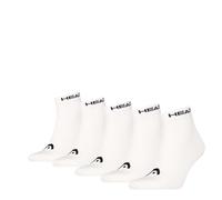 HEAD All Sports Cuarto, Blanco, 35-38 (Pack de 5) Unisex Adulto