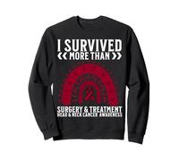 Head and Neck Cancer Awareness Survivor Gifts Head & Neck Sudadera