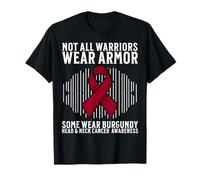 Head and Neck Cancer Awareness Warrior Gifts Head & Neck Camiseta