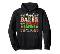 Head Baker of The Holiday Baking Crew Xmas Cookie Baking Baking Sudadera con Capucha