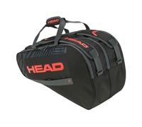 Bolsa de pádel HEAD Base Padel Bag, negra/naranja, M