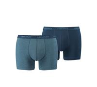 HEAD Bóxers Hombre Algodón Elástico Ajuste Atlético Bóxer Ropa Interior (2 Pack)