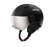 HEAD Boys Mojo Visor - Casco de esquí y Snowboard, Color Negro, XS/S