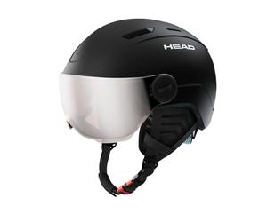 HEAD Boys Mojo Visor - Casco de esquí y Snowboard, Color Negro, XS/S