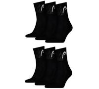 HEAD Calcetines All Sports Training Short Crew 2 Pares Negro Talla 39/42